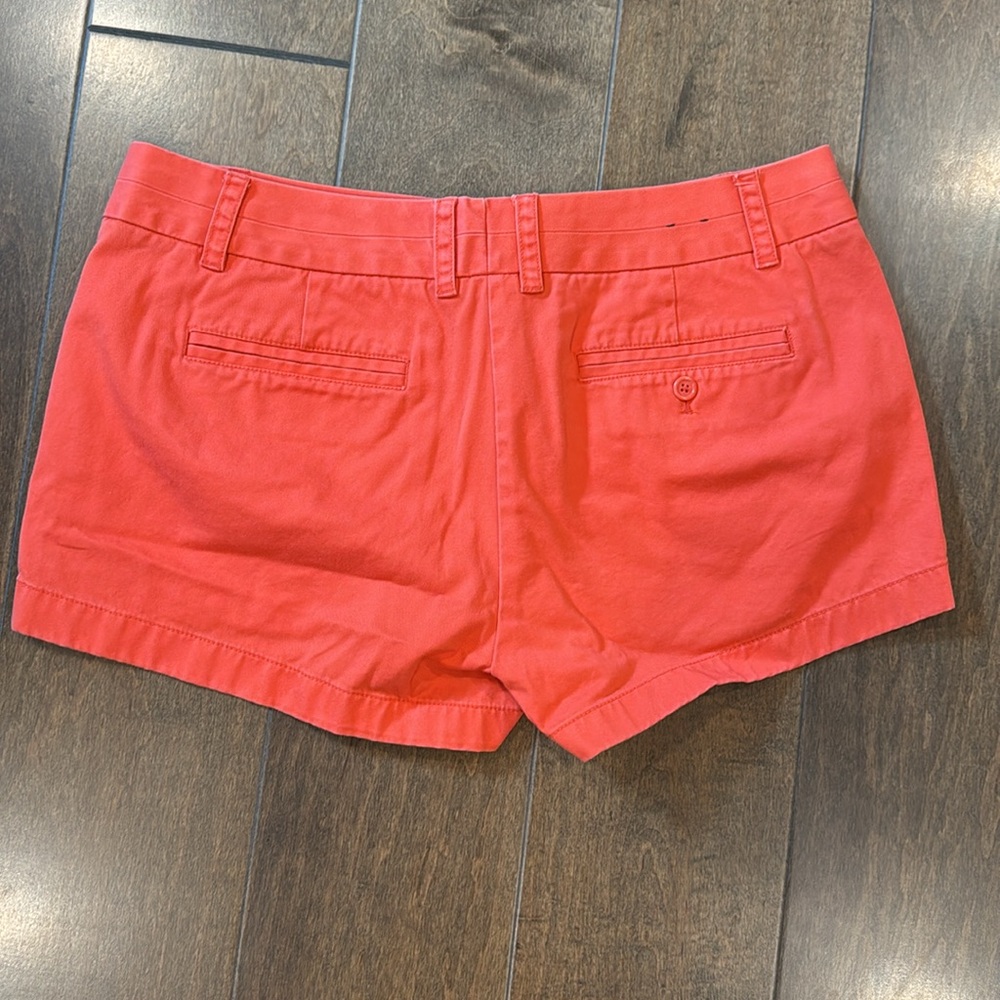 J. Crew Orange Cotton Chino Shorts - Picture 2 of 6